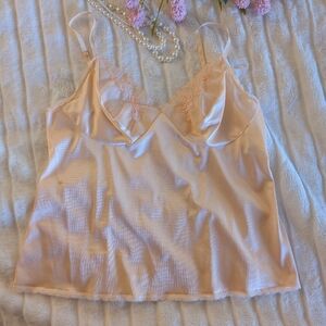 Vintage Peach JCPenney Satin Cami